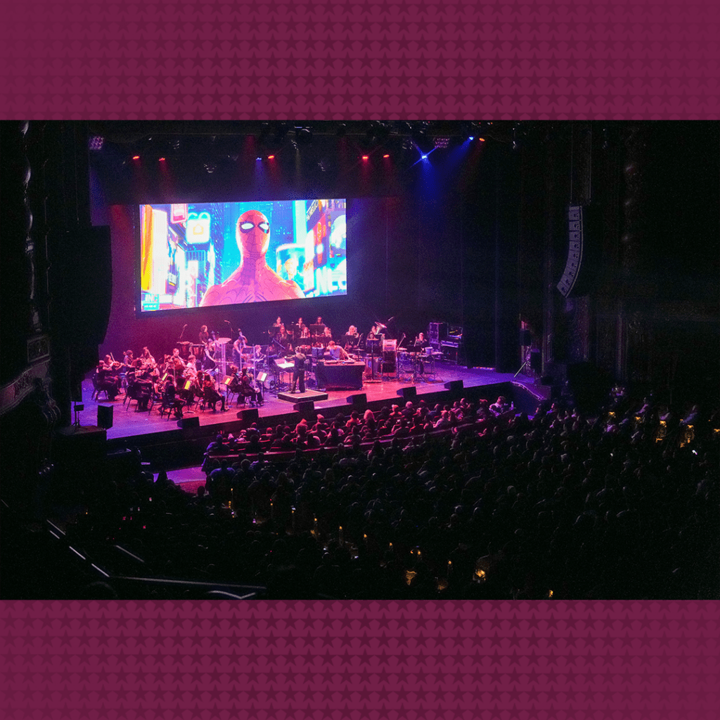 Spider man into the spider verse live in concert man into the spider