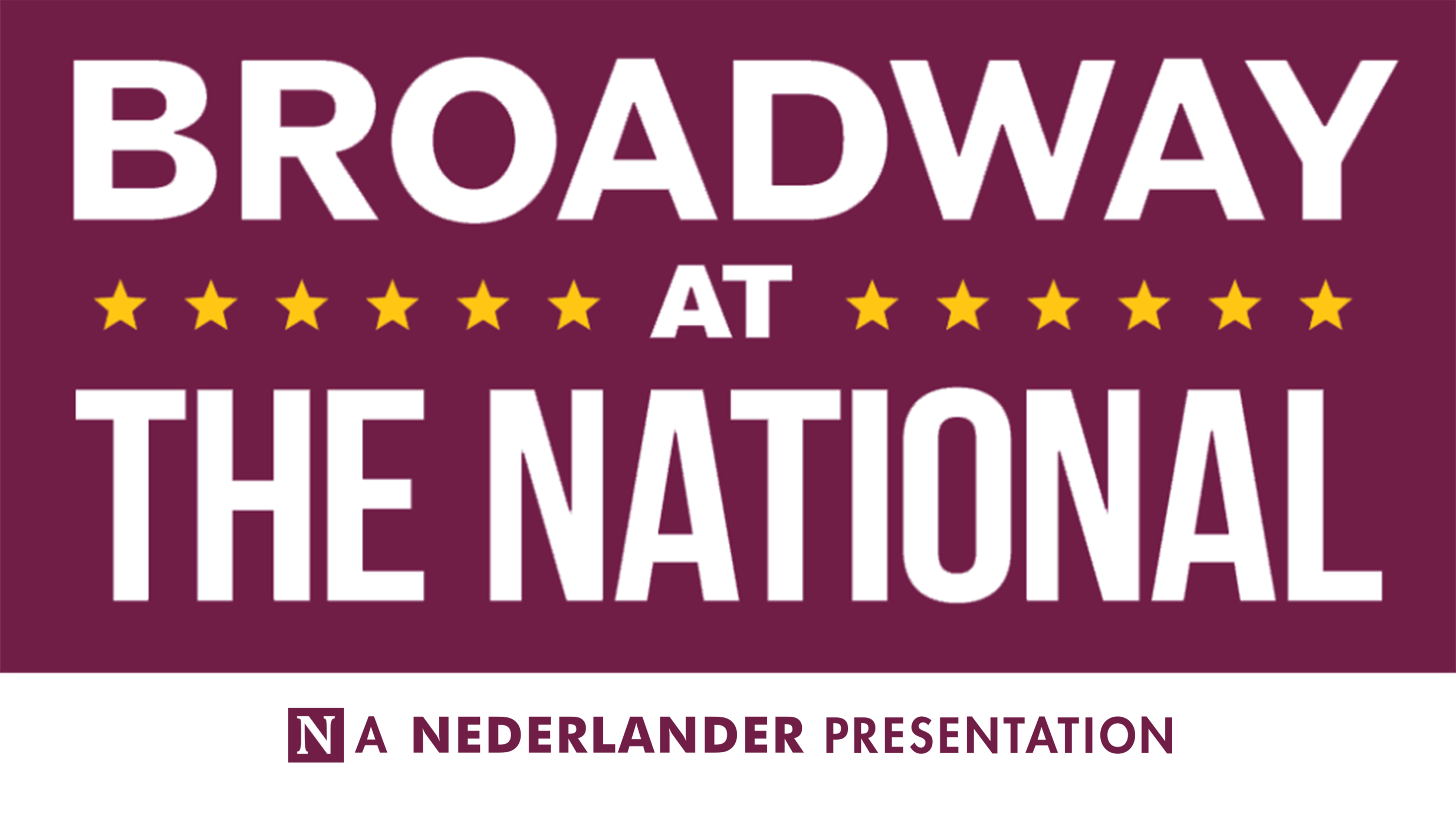 Broadway at The National Logo